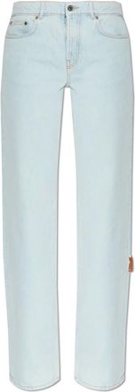 Off-white Jeans, Dames, Blauw, W29, Katoen, Straight-leg Jeans