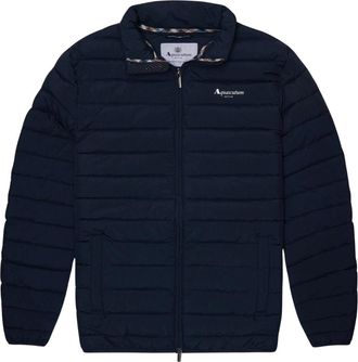Aquascutum Mens Active Rlg Mockneck 100gr Navy Blue Jacket - Size 2XL