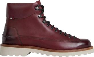 Bally Norkwel 6239798 Mens Heritage Red Calf Leather Ankle Boots