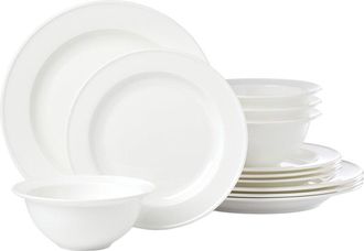 Lenox Studio 1414 Rimmed 12Pc Dinnerware Set