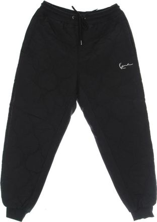 Karl Kani Gewatteerde Trainingsbroek Zwart - Heren - Sweatpants - Zwart - L - Polyester - Broeken