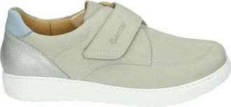 Ganter Sportieve Lage Schoenen Lichtgrijs Nubuck - Dames - Sneakers - Grijs - 40 EU - Leer - Schoenen