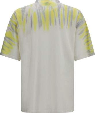 Balenciaga Mens Extreme Tie Dye T-Shirt Full White Cotton T-Shirts And Polos