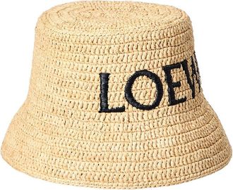 Loewe Raffia Bucket Hat