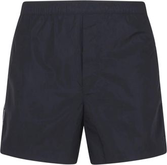 Valentino Garavani Retro Zwembroeken - Heren - Strandmode - Blauw - M - Nylon - Badmode