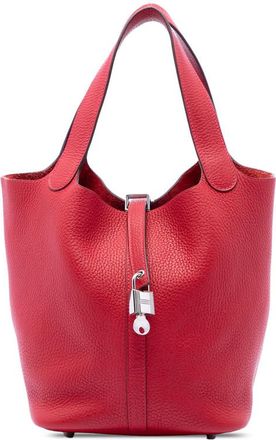 Herm&egrave;s Pre-owned Hermes Clemence Picotin Lock 22 Unisex 7ZUS4IO0RM1KG464