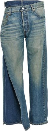 Junya Watanabe x Levis Jeans asimmetrici - Blu