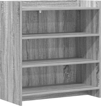 vidaXL Aparador Sonoma Gris 75 X 36 X 80 Cm Madera De Ingenier&iacute;a Vidaxl