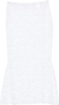 Os&eacute;ree Bfsf 268 Volledige Kanten Rok - Dames - Midirokken - Wit - M - Spandex - Rokken