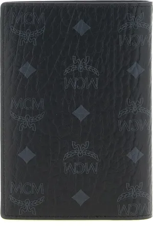 MCM Ottomar Passport Holder - Black