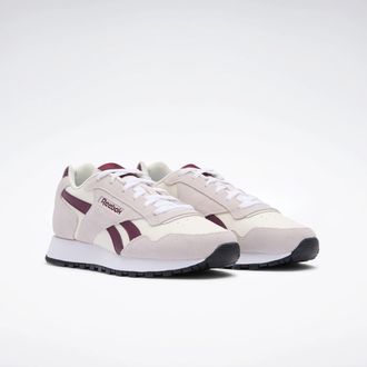 Reebok Classic Sneaker REEBOK CLASSIC REEBOK GLIDE, Damen, Gr. 37,5, chalk, luxe grau, schwarz cherry, Leder, Synthetik, Schuhe Sneaker