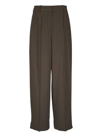 Toteme pinstripe-pattern trousers - Brown