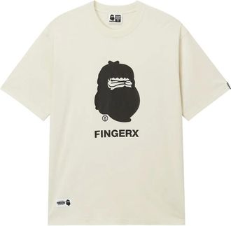 Fingercroxx T-shirt con grafica - Toni neutri