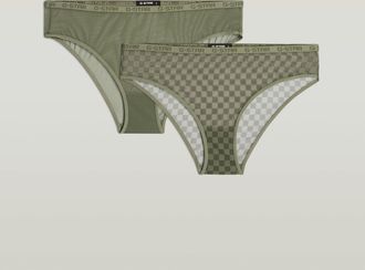 G-Star Mesh Brazilian Slip Set van 2 - Groen - Dames