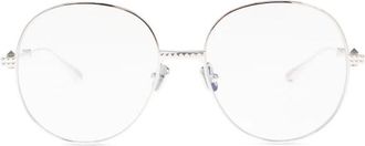 Valentino Garavani V-Stud III Optisch Montuur - Dames - Brillen - Grijs - ONE Size - Accessoires