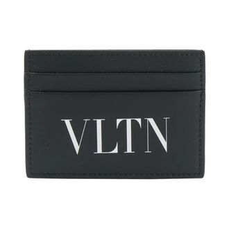 Valentino Vltn Logo Card Holder - male - Valentino - Wallets & Cardholders - Black - ONE SIZE - Accessories