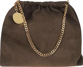 Stella McCartney Tassen, Dames, Bruin, ONE Size, Falabella Medium Drawstring Bag