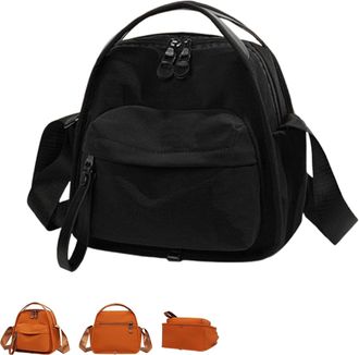 Generic Crossbody Bag for Women, 2025 Shoulder Bag Nylon, Lightweight Large Capacity for Daily (Black,Large)