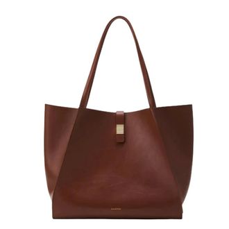 Lanvin Heren, Tassen, Bruin, Maat: ONE Size