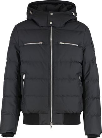 Moose Knuckles Cloud Bomber Jacket With Lambskin Finishes