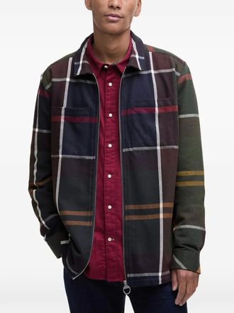 Barbour zipped tartan shirt - Green