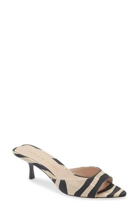 Stuart Weitzman Lexington Mule 50 in Cream/smoke at Nordstrom, Size 7.5