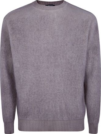 Avant Toi Sweater Tonal Degrad&eacute; Hand Painted Cashmere And Wool