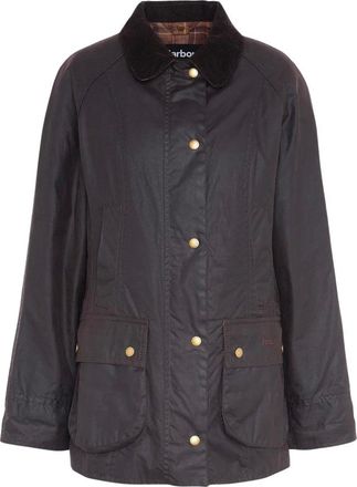 Barbour Jassen, Dames, Bruin, XL, Katoen, Beadnell Wax Jacket