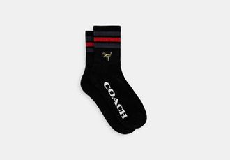 Coach Sport Quarter Crew Socks