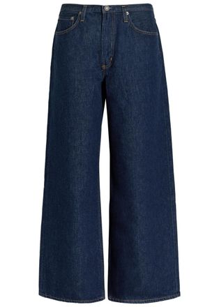 A Gold E Agolde Kiera Wide-leg Jeans - Indigo - 27 (W27 / UK8-10 / S)