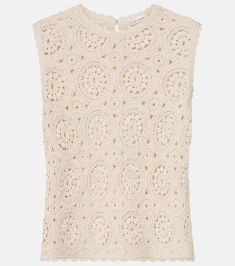 Frame Denim Top The Crochet in cotone