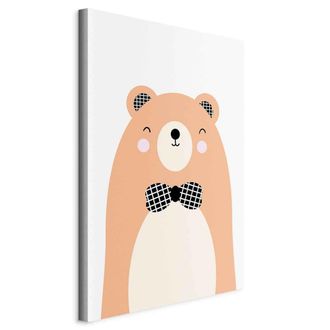 Artgeist Imagen: Oso De Peluche Con Pajarita (1 Pieza) Vertical