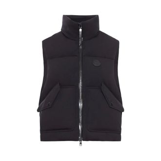 Moncler Dames, Jassen, Zwart, Maat: S