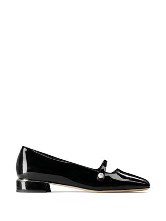 Jimmy Choo London Womens Elisa Patent Leather Ballet Flats