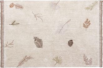 Lorena Canals Pine Forest Washable Cotton Rug in Brown Tones at Nordstrom, Size Medium