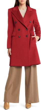 Fleurette Double Breasted Cashmere Coat in Apple at Nordstrom, Size 2