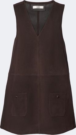 Frame Denim Vestido corto de ante