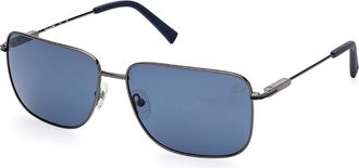 Timberland TB9290 Polarized 06D Mens Sunglasses Grey Size 62