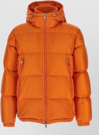 Moncler rivau hooded quilted down jacket pockets