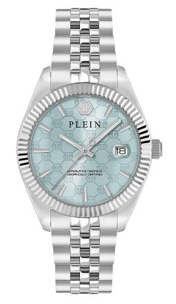 Philipp Plein Date Superlative Womens Silver Watch PWYFA0726 Stainless Steel - One Size