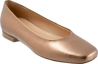 Trotters Honor Flat - Multiple Widths Available in Bronze at Nordstrom, Size 6.5