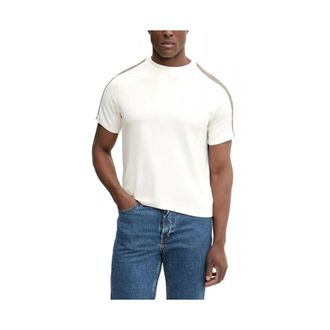 Karl Lagerfeld Crewneck T-shirt - male - Karl Lagerfeld - T-Shirts - Beige - M - Tops