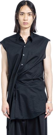 Ann Demeulemeester Dorian Sleeveless Pocket Long Shirt