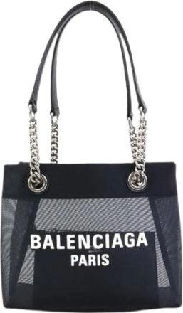 Balenciaga Pre-owned Tote Bags, female, Black, Size: ONE SIZE Pre-owned Vintage Tote Bag