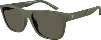 Emporio Armani EA4243 618471 Mens Sunglasses Green Size 56