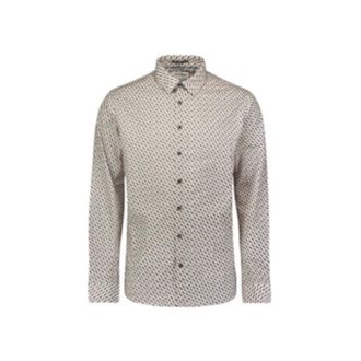 No Excess Heren, Overhemden, Beige, Maat: 2XL
