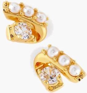 Yoj Ever Stud Pearl Earrings in Gold at Nordstrom
