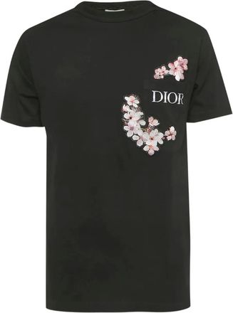Dior x Hajime Sorayama T-shirt con ricamo - Nero