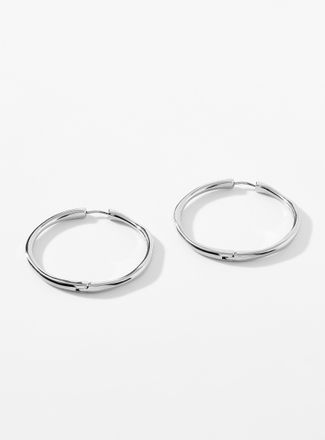 Pilgrim Womens Haze large Hoop Earrings