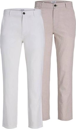 Jack & Jones Pantaloni chino bianco brillante